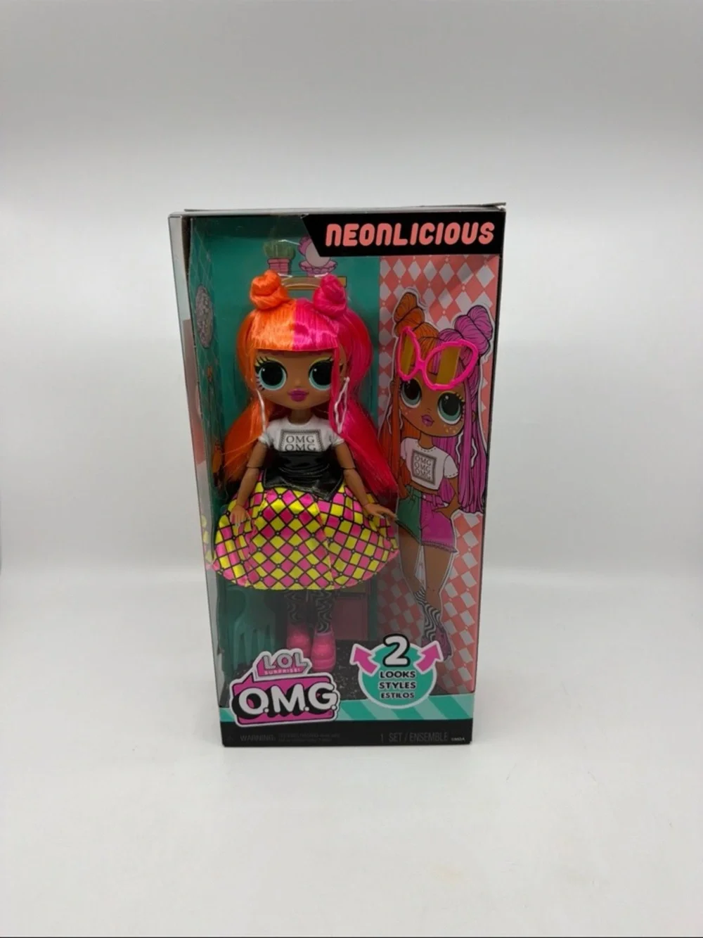 LOL Surprise OMG Fashion NEONLICIOUS Fashion Doll with Multiple Surprises